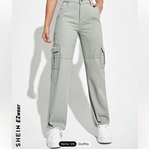 Shein Khaki Cargo Pant